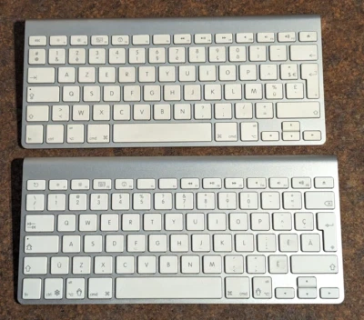 Apple Wireless Keyboard x2 2009/2007 - TESTED! -with Bluetooth for iMac/Mac/iPad - Image 1 of 4