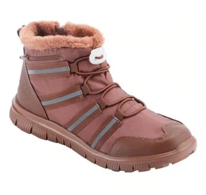 Tony Little Cheeks Womens Fit Body Ankle Sneaker Boots sz 6.5 Wide Brown - Picture 1 of 1