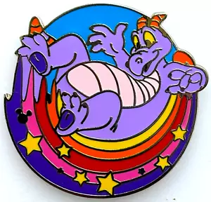 2005 - DISNEY Cast Lanyard Trading Pin - FIGMENT DRAGON on RAINBOW - Pin #1 of 4 - Picture 1 of 1
