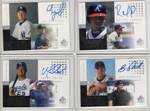 2000 U D SP Authentic Chirography 4 autographs Petrick-Quinn-Furcal-Yarnall - Picture 1 of 2