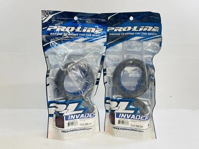 New Pro-Line 9066-204 Invader S4 (Super Soft) 1/8 Rc Racing Buggy Tires (4) - Image 1 of 2
