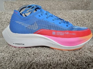 Scarpe da corsa Nike ZoomX Vaporfly Next% 2 For Future Me DZ5222-400 taglia 10 RARE - Foto 1 di 9