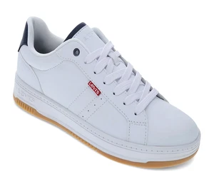 HERREN LEVI'S CARSON SCHNÜRER WEISS FREIZEIT MODE SNEAKER SCHUHE - Bild 1 von 4