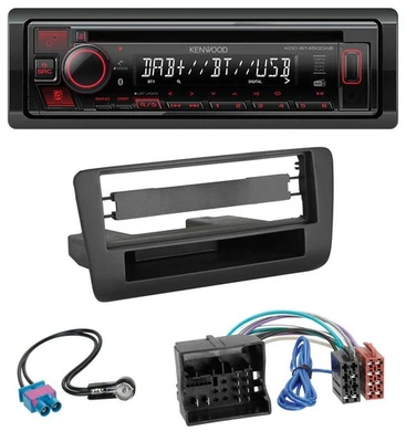 Kenwood MP3 CD USB Bluetooth DAB Autoradio für Audi A1 (ab 2012) - Bild 1 von 4