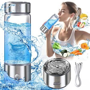 Hydrogen Rich Generator Water Cup Alkaline Ionizer Maker Bottle Anti-Oxidation - Picture 1 of 19