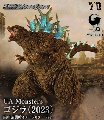 NUEVO MegaHouse UA Monsters Godzilla 2023 Ginza Assault Imagen Color Ver. Figura Foto 1 de 4