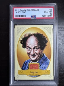 2012 Panini Golden Age Larry Fine -Three Stooges Larry - PSA 10 (low pop) - Picture 1 of 2