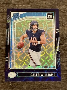 Mira telescópica Donruss Optic Purple 2024 #201 Caleb Williams Rookie - Imagen 1 de 2