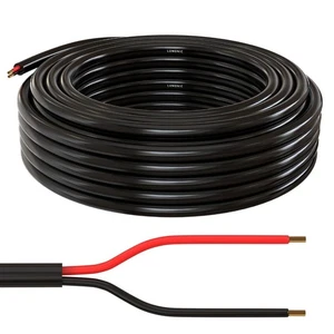 10m FLRYY Fahrzeugleitung 2x2,5mm² rund Kabel KFZ Anhängerkabel Niedervolt - Picture 1 of 5