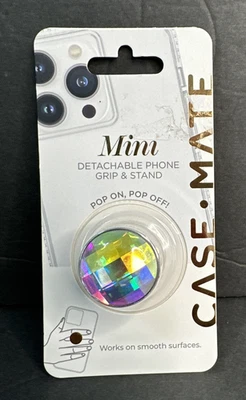 CaseMate MINIS Gemstone Phone Grip Holder Stand Removable MagSafe Silver - Image 1 of 4