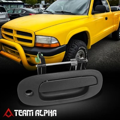 Se adapta a Dodge Dakota 1997-1999 manija exterior delantera derecha negra texturizada Foto 1 de 4