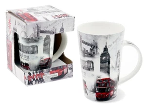 Vintage London Scenes Fine China Geschenkbox Souvenir Latte Becher 350ml LP2000 - Bild 1 von 9