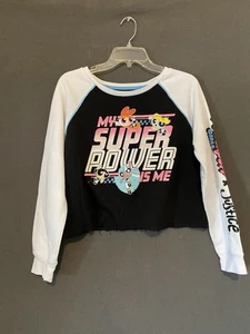 Justice x Powerpuff Girls Sweatshirt Size XL PLUS (16-18) Crop - Picture 1 of 4
