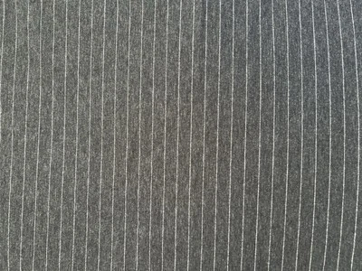 Heather Gray & Silver Stripped Jersey Knit Fabric Yardage Remnant 58" X 2 Yds - Image 1 of 4