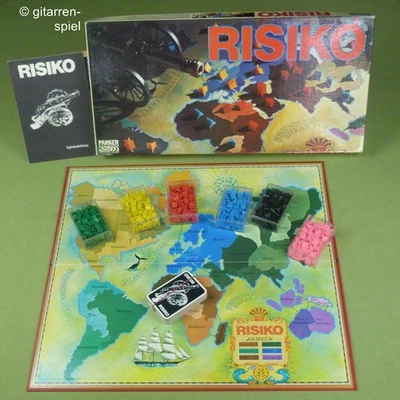 Risiko - Komplett Top! Erobern / Vernichten Sie.. mit 6 Würfeln Parker ©1975 - Bild 1 von 4