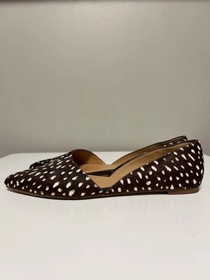 J. Zapatillas de trabajo Crew becerro mulas ciervo animal estampado boho campesino hipster EE. UU. 10 Foto 1 de 4