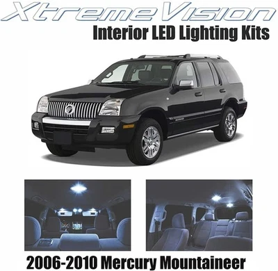 XtremeVision Interior LED for Mercury Mountaineer 2006-2010 (11 Pieces) Cool... - Image 1 of 4