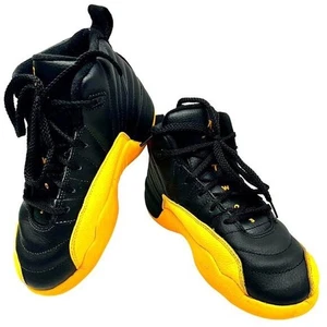 Nike Air Jordan 12 XII Retro University Gold Black 151186-070 Youth Shoes 1.5Y - Picture 1 of 16