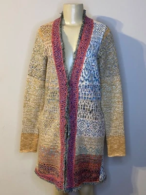 NUEVO CÁRDIGAN FREE PEOPLE MUJER BOHO DESERT DRIFTER TALLA S Foto 1 de 4