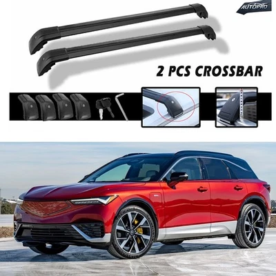 Barra transversal de 2 piezas para Acura ZDX 2024-2026 portaequipajes barras de carga equipaje bloqueables Foto 1 de 4