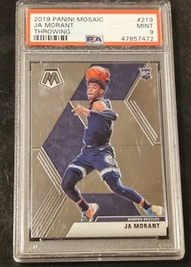 2019 Panini Mosaic JA Morant (Throwing) Rookie PSA 9 - Bild 1 von 3