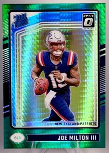 2024 Panini Donruss Optic - Rated Rookie Joe Milton III #255 Green Hyper... - Picture 1 of 4