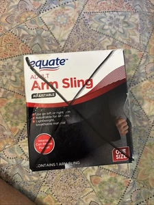 Equate Adjustable Adult Arm Sling With Interior Cell Phone Pocket New Open Box - Picture 1 of 6