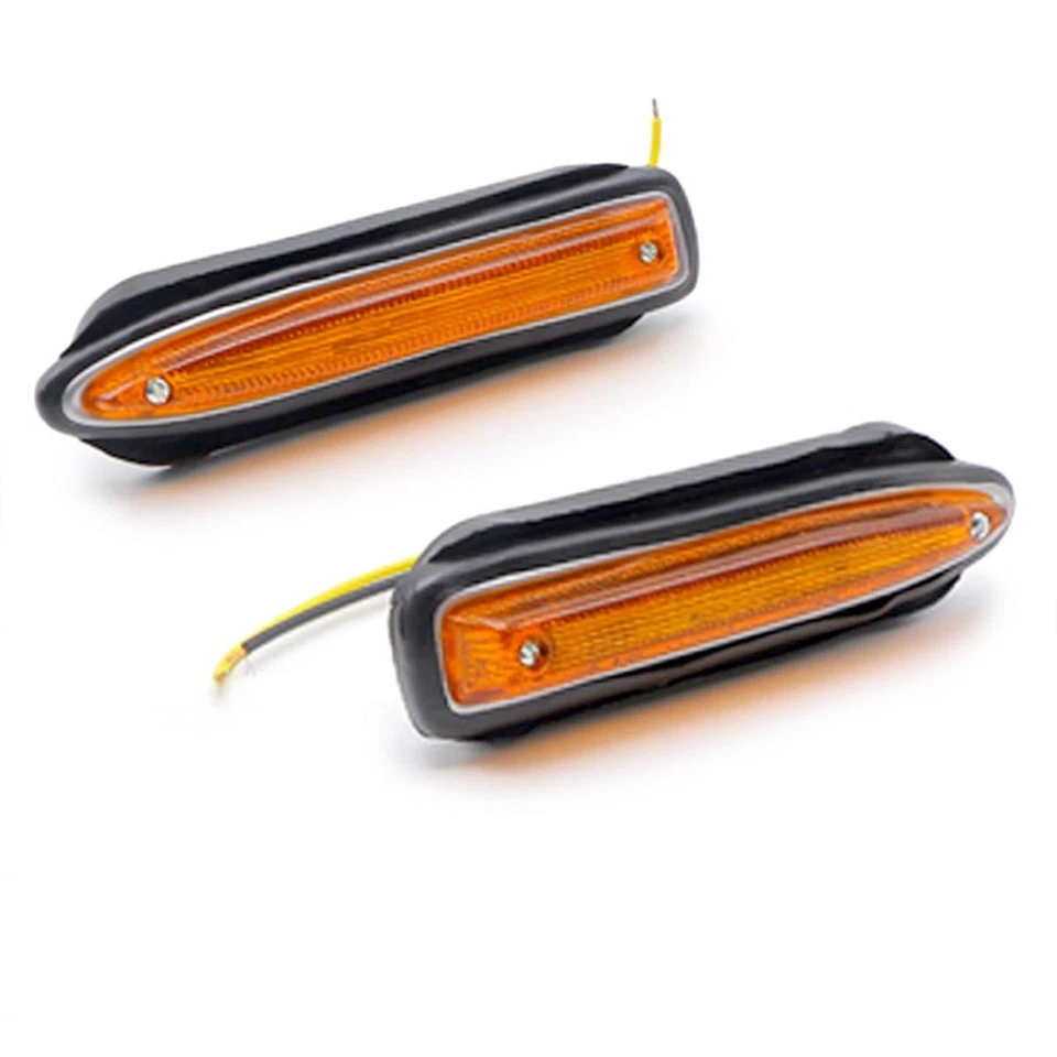 2X Orange Side Marker Light Lamp For Datsun Bluebird 510 1600 SSS 1969 - 1973 Foto 1 de 4