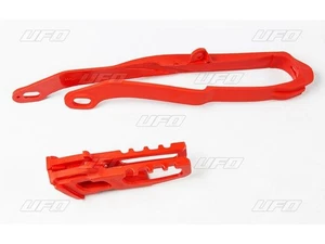Kettenschleifer Schwingenschleifer chain guard passt an Honda Crf 250 2007 rot - Bild 1 von 3