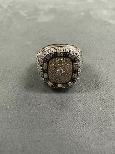 Kevin Harvick 10K White Gold Diamond Ring 2014 NASCAR Spring Cup Series Size 10 - Picture 1 of 7