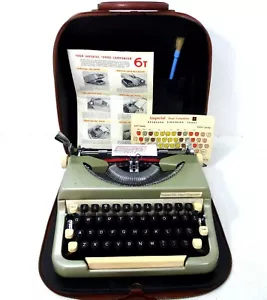 Imperial Schreibmaschine Reiseschreibmaschine 1950/60er Jahre Sonderzeichen @ - Bild 1 von 11