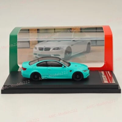 Modelo fino escala 1/64 BMW M3 E92 COUPE modelos de metal fundido coleção de carros verde - Imagem 1 de 4