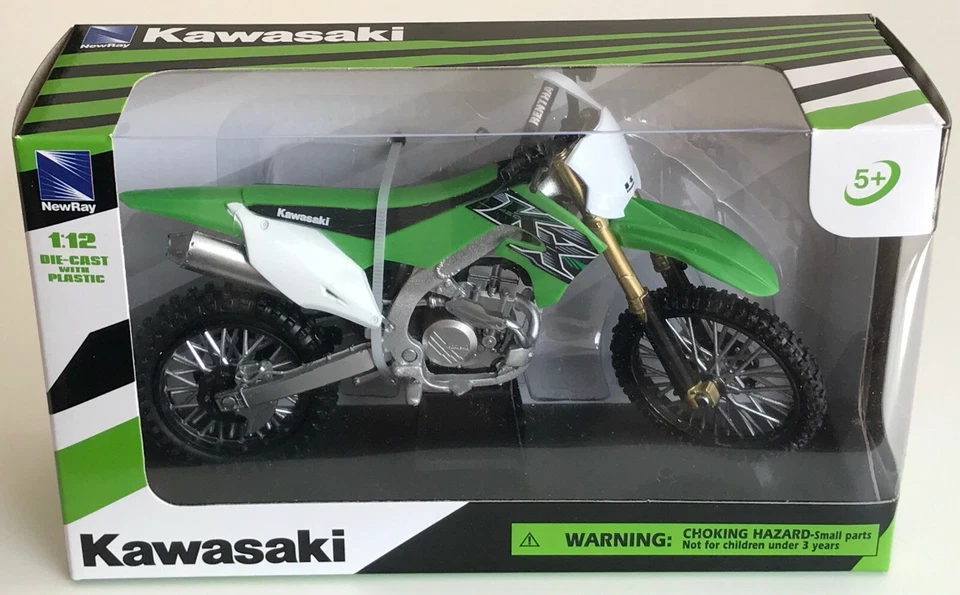 NewRay 2019 Kawasaki KX 450F Dirt Bike 1:12 - Image 1 of 1
