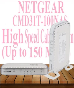 NETGEAR CMD31T-100NAS High Speed Cable Modem (Up to 150 Mbps) - Picture 1 of 10