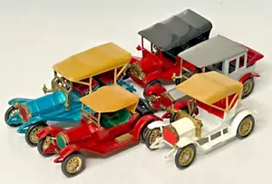 Five Early Matchbox Models of Yesteryear - Model T/Stutz/Opel/Rolls/Thomas - Picture 1 of 13