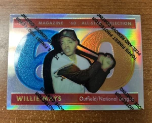 1996 Topps Willie Mays 1960 Topps Chrome Refractor #564 San Francisco Giants MLB - Picture 1 of 2