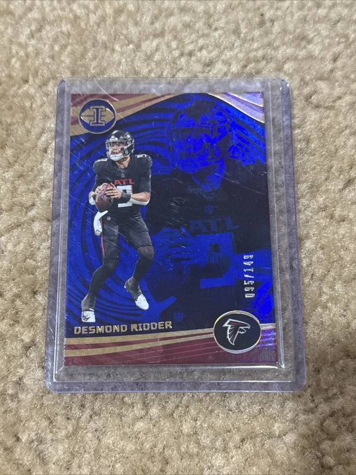 2023 Panini Illusions - Blue #4 Desmond Ridder /95149 - Image 1 of 2