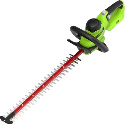 Cortasetos a batería 24V 61cm Greenworks GD24HT61, sin batería ni cargador
