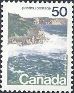 Canada    # 598     SEASHORE     Mint Used  1972  Hinged No Gum Issue - Picture 1 of 2