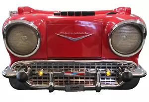 Randix Red CR-1957 Chevy AM/FM/Cassette Radio '57 Chevy - Picture 1 of 13
