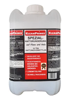 Spécial Apprêt sur Carrelage Et Bois 5 Litre Intérieur Extérieur Apprêt - Photo 1/4