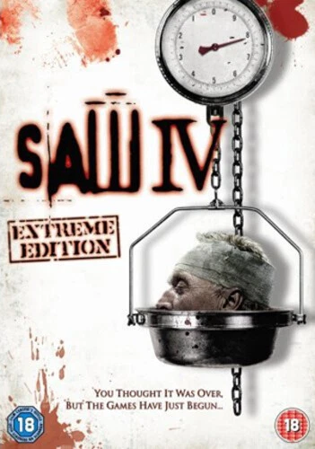 Saw IV DVD (2008) Tobin Bell, Bousman (DIR) cert 18 Expertly Refurbished Product - Image 1 of 2