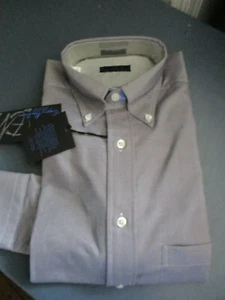 NWT! Mens ENZO MANTOVANI Dress Shirt  MADE ITALY GRAY SMALL - Picture 1 of 1