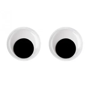 Yeux tremblants yeux de bricolage ronds yeux tremblants 4 à 20 mm choix d'idole Goggle Eyes - Photo 1/12
