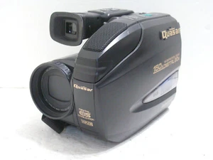 Quasar Palmcorder VM-D51 Compact VHS VHSC Camcorder 20x HD Zoom Works Great! - Picture 1 of 6