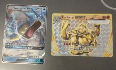 Machamp Break 60/108 & Gyarados GX SM212 Promo Pokemon TCG Holo Ultra Rare - Image 1 of 4