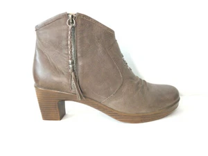 Botas al tobillo KRAVINGS by Klogs US 11M Stevie Cuero Toupe - Imagen 1 de 10