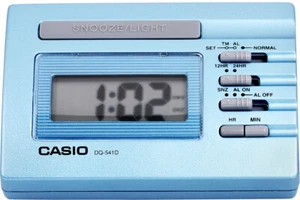 Casio DQ541D-2R Blue LED Light Digital Travel Alarm Clock with Snooze NEW - Picture 1 of 2