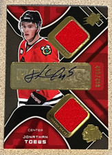 Jonathan Toews 2007-08 Upper Deck SPx hockey auto 495/499 RC Blackhawks Captain