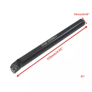 91° S10K STFPR1103 10mm×125mm CNC Internal Turning Tool Holder For TPGH1103** - Picture 1 of 2